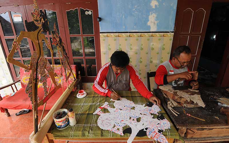 Perajin Wayang Kulit Di Klaten Masih Eksis Di Era Modern