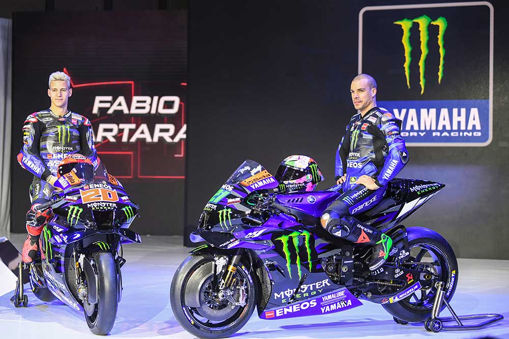 Monster Energy Yamaha MotoGP Pamerkan Yamaha YZR M1 2023 Livery