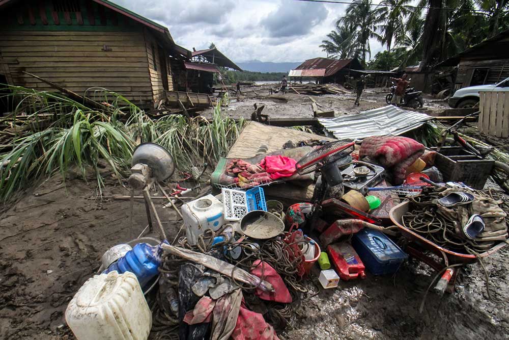 Kondisi Terkini Di Desa Lubuk Pasca Terendam Banjir Setinggi Meter