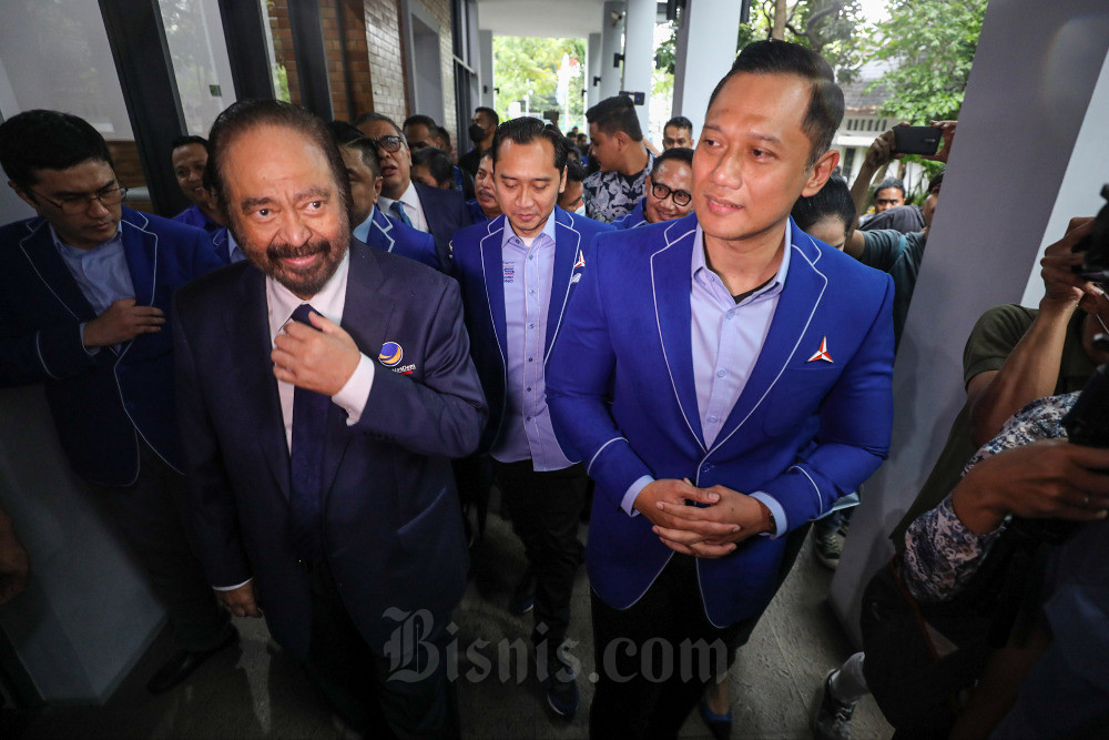 Surya Paloh Temui Ahy Di Kantor Dpp Partai Demokrat Bisnis