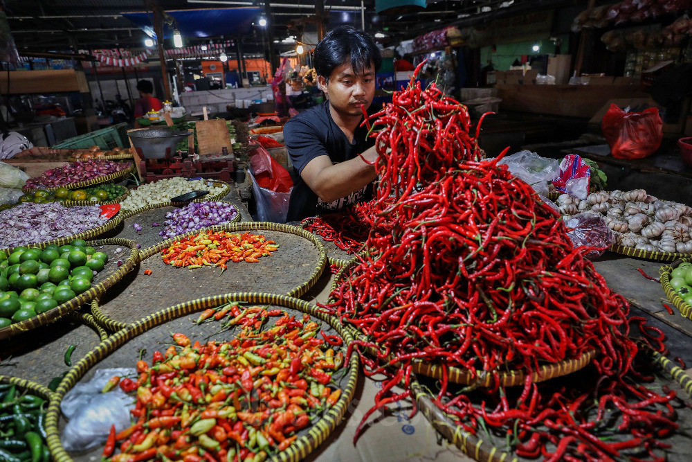 Harga Cabai Rawit Di Pasar Melonjak Tinggi