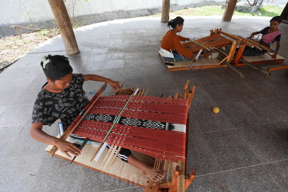 Kain Tenun Hasil Dari Galeri Tenun Atambua Mulai Dipasarkan Melalui