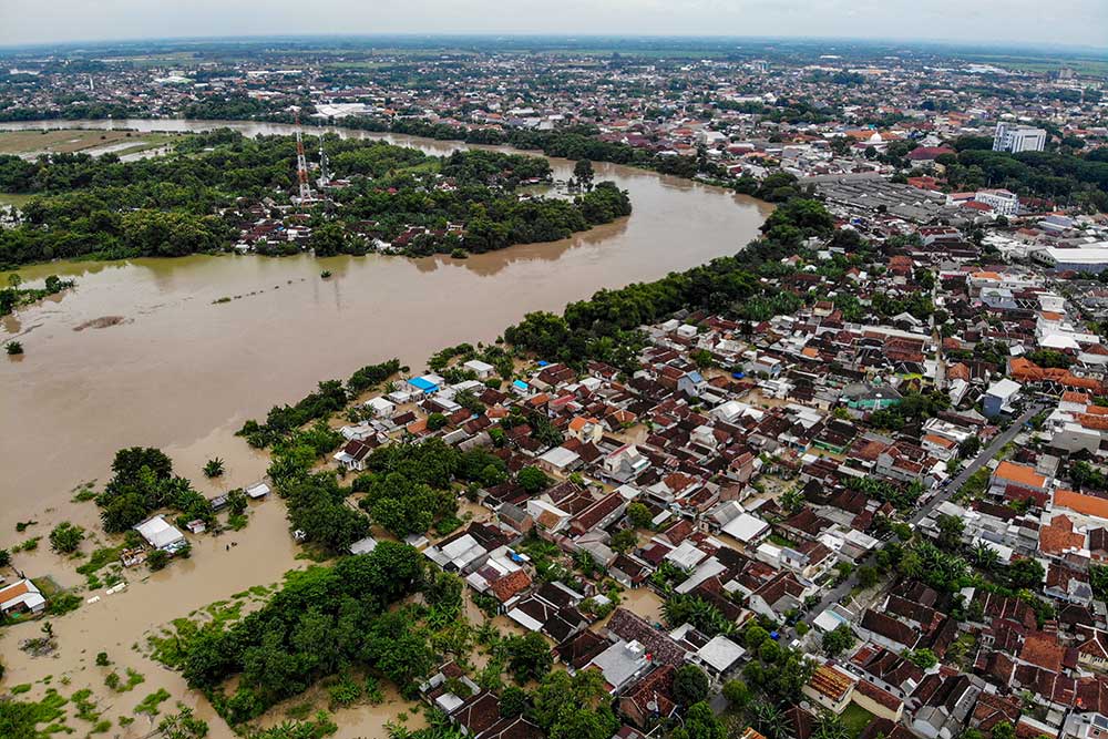 Sebanyak Desa Di Jawa Timur Terendam Banjir Luapan Sungai Bengawan Solo