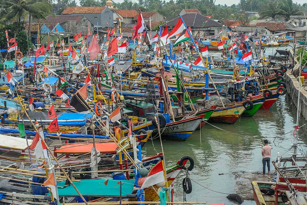 Nelayan Di Banten Terpaksa Tidak Melaut Sejak Sepekan Terakhir Akibat