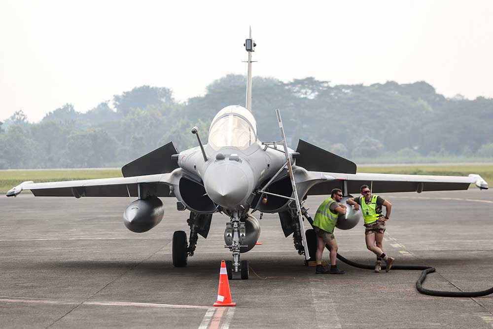 Pesawat Rafale Menjelajah Langit Indonesia Untuk Misi Pegase