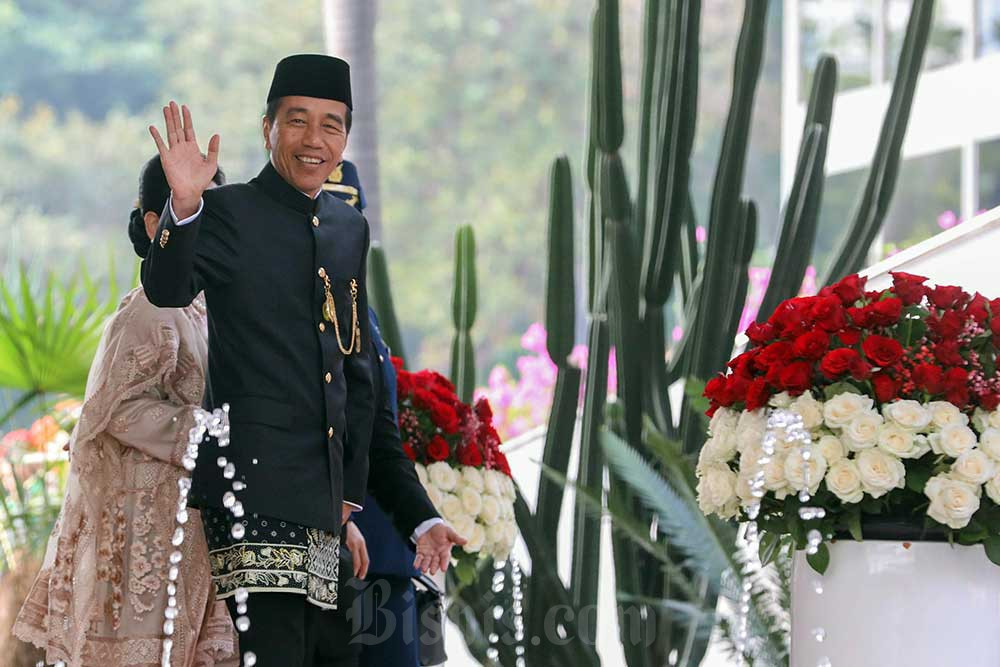 Presiden Joko Widodo Pakai Baju Adat Betawi Saat Sidang Tahunan Di Dpr