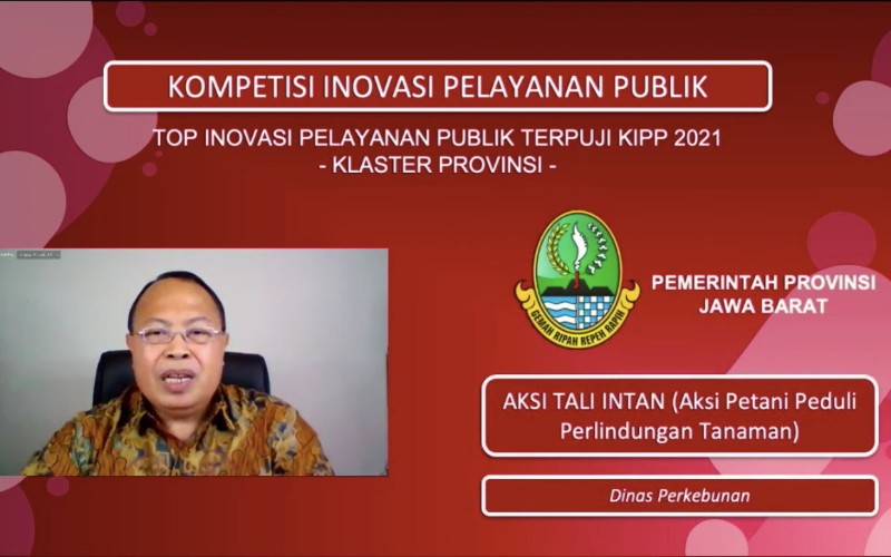 Aksi Tali Intan Raih Top Inovasi Pelayanan Publik Terpuji KIPP 2021