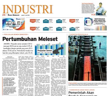 BISNIS INDONESIA Edisi Cetak Jumat (11/7/2014). Seksi Industri