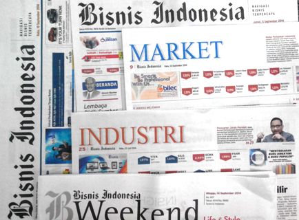 Headline Bisnis Indonesia Senin (24/11/2014) Seksi Market