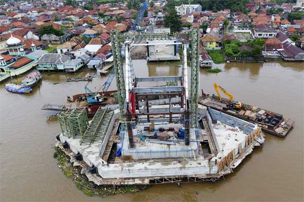 INFRASTRUKTUR SUMATRA SELATAN : Jembatan Musi VI Dikebut