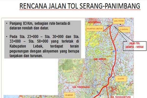 TOL SERANG—PANIMBANG : Lelang Selesai Akhir Tahun