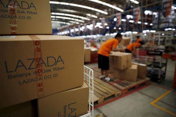 PLATFORM DAGANG-EL : Lazada dan JD.ID Tambah Gudang