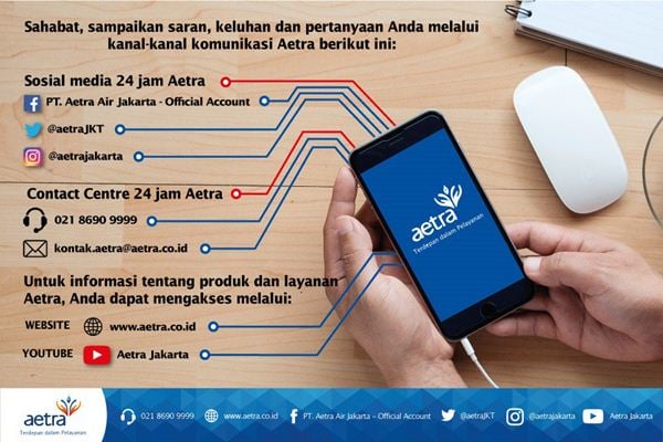 PENINGKATAN RESPONS LAYANAN : Aetra Andalkan Sistem Kendali Digital