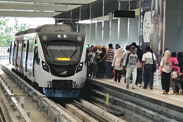 KERETA API RINGAN  : LRT Palembang Disubsidi Hingga 2020
