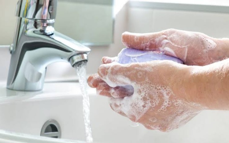 PROTOKOL KESEHATAN : Kebiasaan Mencuci Tangan Perlu Ditingkatkan