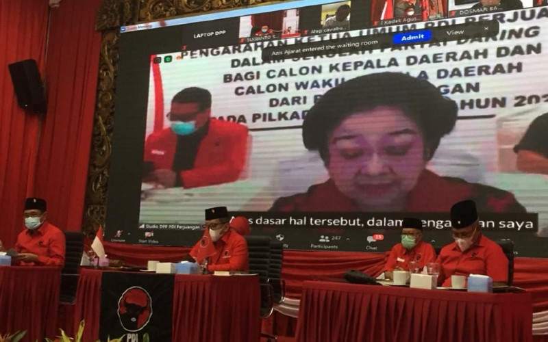 HUT Ke-48 PDIP : Megawati Kritik Akurasi Data