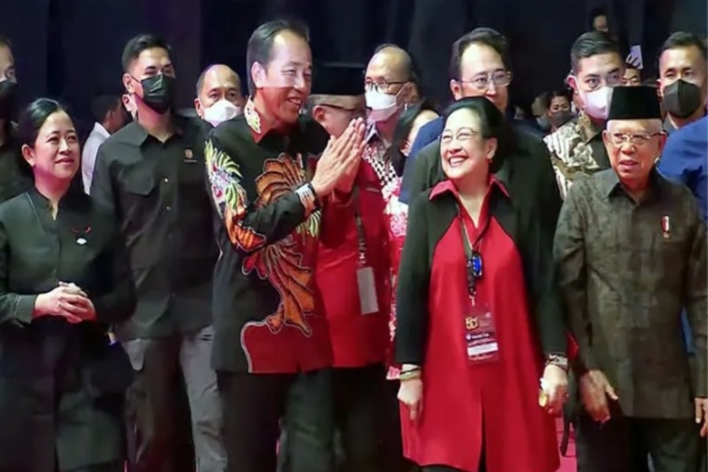 PEMILU 2024 : Jokowi - Puan Bertemu 4 Mata