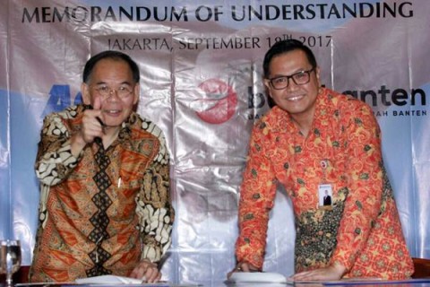 Kerjasama Dengan Taspen, Ini Target Bank Banten