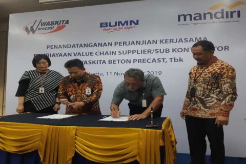 Bank Mandiri Biayai Rekanan Waskita Beton