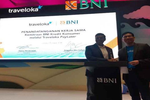 Gandeng Traveloka PayLater, BNI Bidik Rp6 Triliun