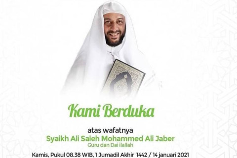 Syekh Ali Jaber Meninggal, Doa Netizen untuk Ulama