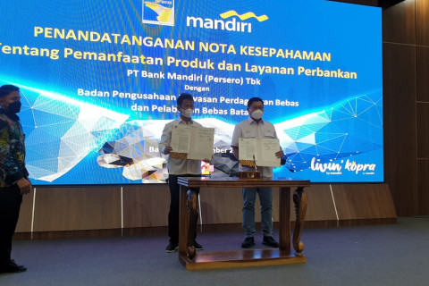 Dorong Percepatan Pemulihan Ekonomi, Bank Mandiri Dukung Digitalisasi Transaksi Keuangan BP Batam dan Implementasi BLE