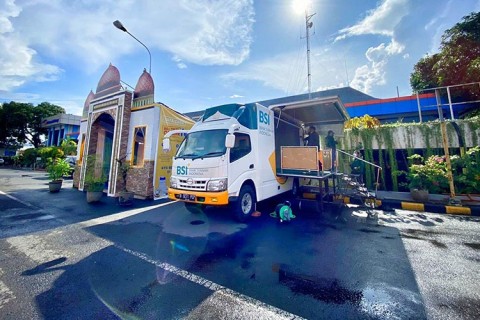 Unik! BSI (BRIS) dan ASDP Sediakan Mobil Musala di Pelabuhan buat Pemudik