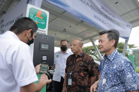 Wisma BCA (BBCA) Foresta BSD Punya SPKLU yang Beroperasi 24 Jam