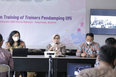 Perdana, PIP Gandeng Kementerian PPPA Gelar Pelatihan Pendampingan UMi