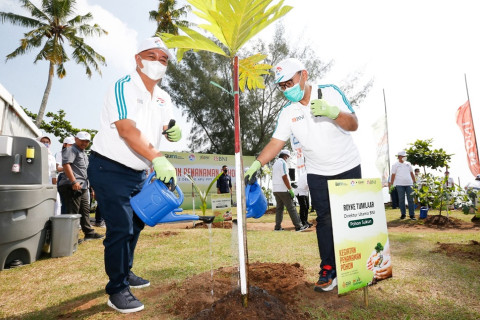 2 Dekade APU-PPT, PPATK dan BNI Tanam Pohon  