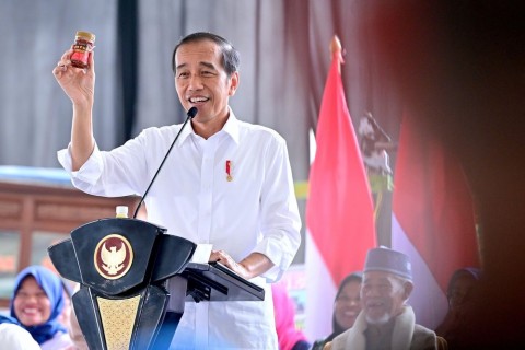 Kreatif Bikin Merek, Jokowi Apresiasi Produk Nasabah PNM Mekaar