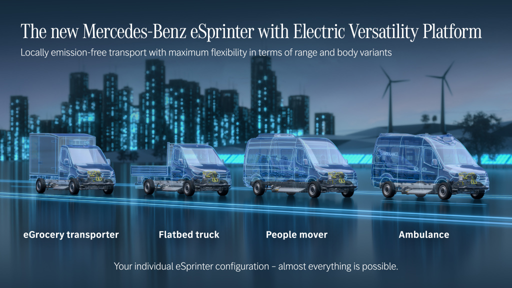 Mercedes-Benz Vans Umumkan eSprinter Generasi Baru
