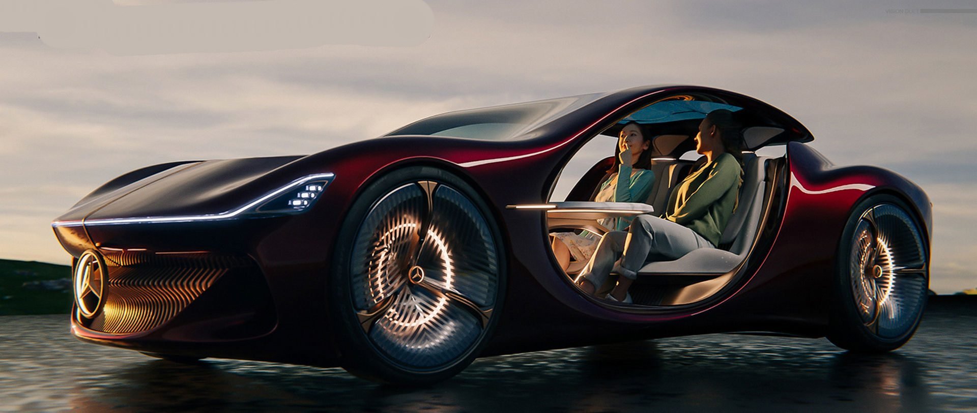 Begini Tampilan Mobil Futuristik Mercedes-Benz Karya Mahasiswa California