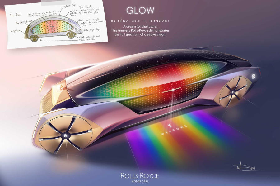 Menggemaskan, Ini Deretan Desain Mobil Karya Anak-anak Rolls-Royce
