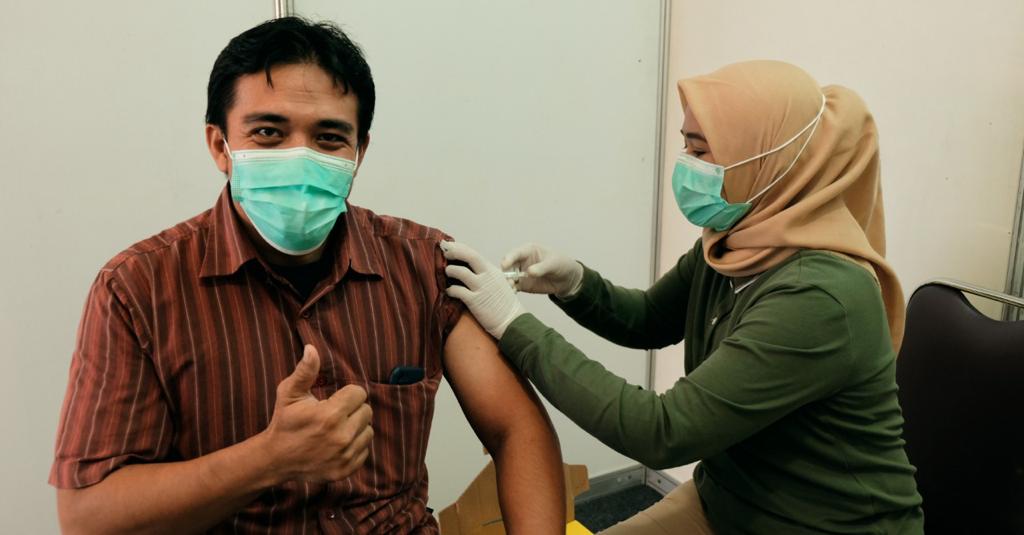Dorong Percepatan Pemulihan Pandemi, Pertamina Patra Niaga Regional Jawa Bagian Tengah Jalani Vaksinasi Booster Dosis Ketiga