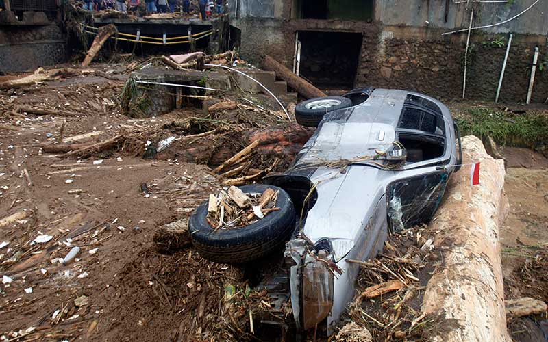 Foto-Foto Kondisi Terkini Lokasi Banjir Bandang di Sukabumi