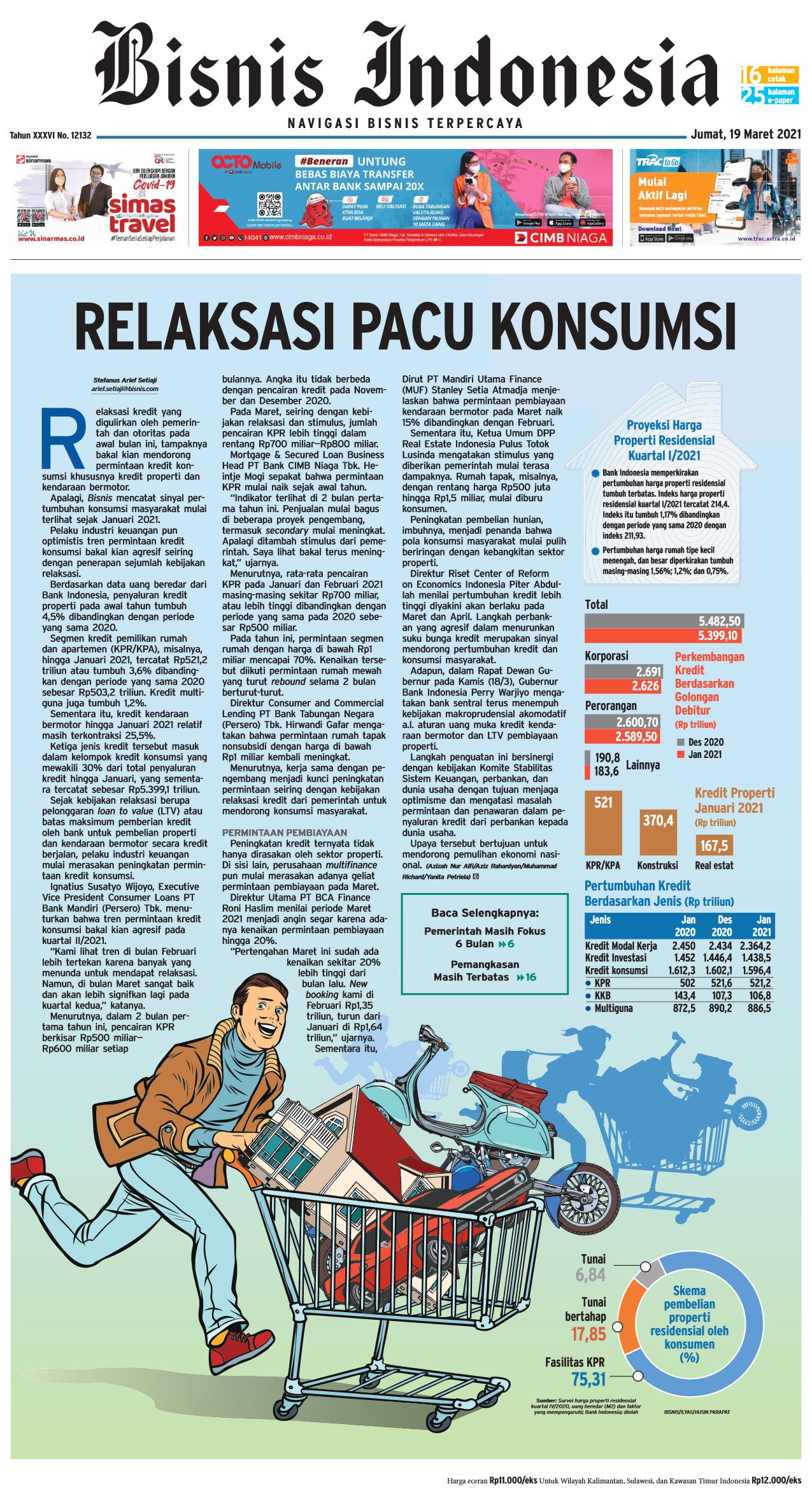 Bisnis Indonesia Edisi 19 Maret 2021