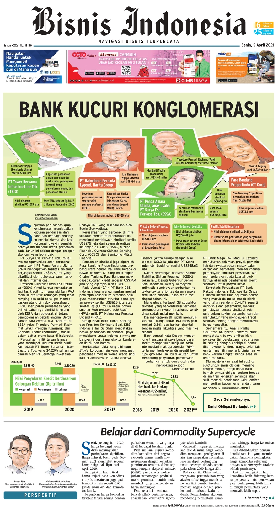 Bisnis Indonesia Edisi 05 April 2021