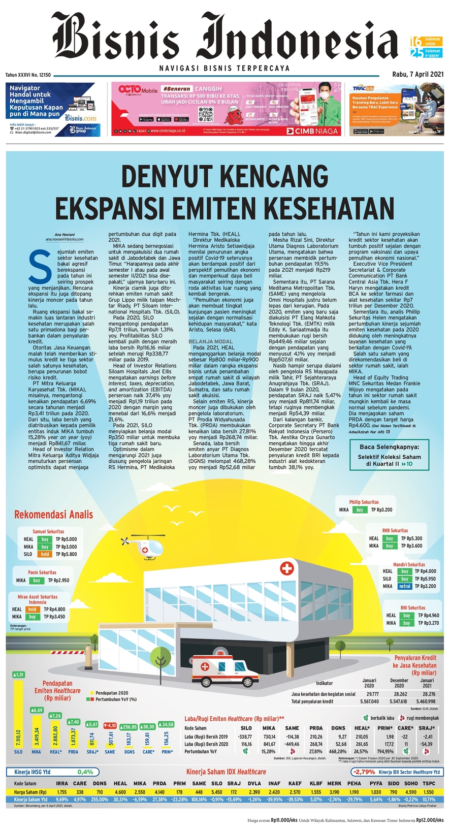 Bisnis Indonesia Edisi 07 April 2021