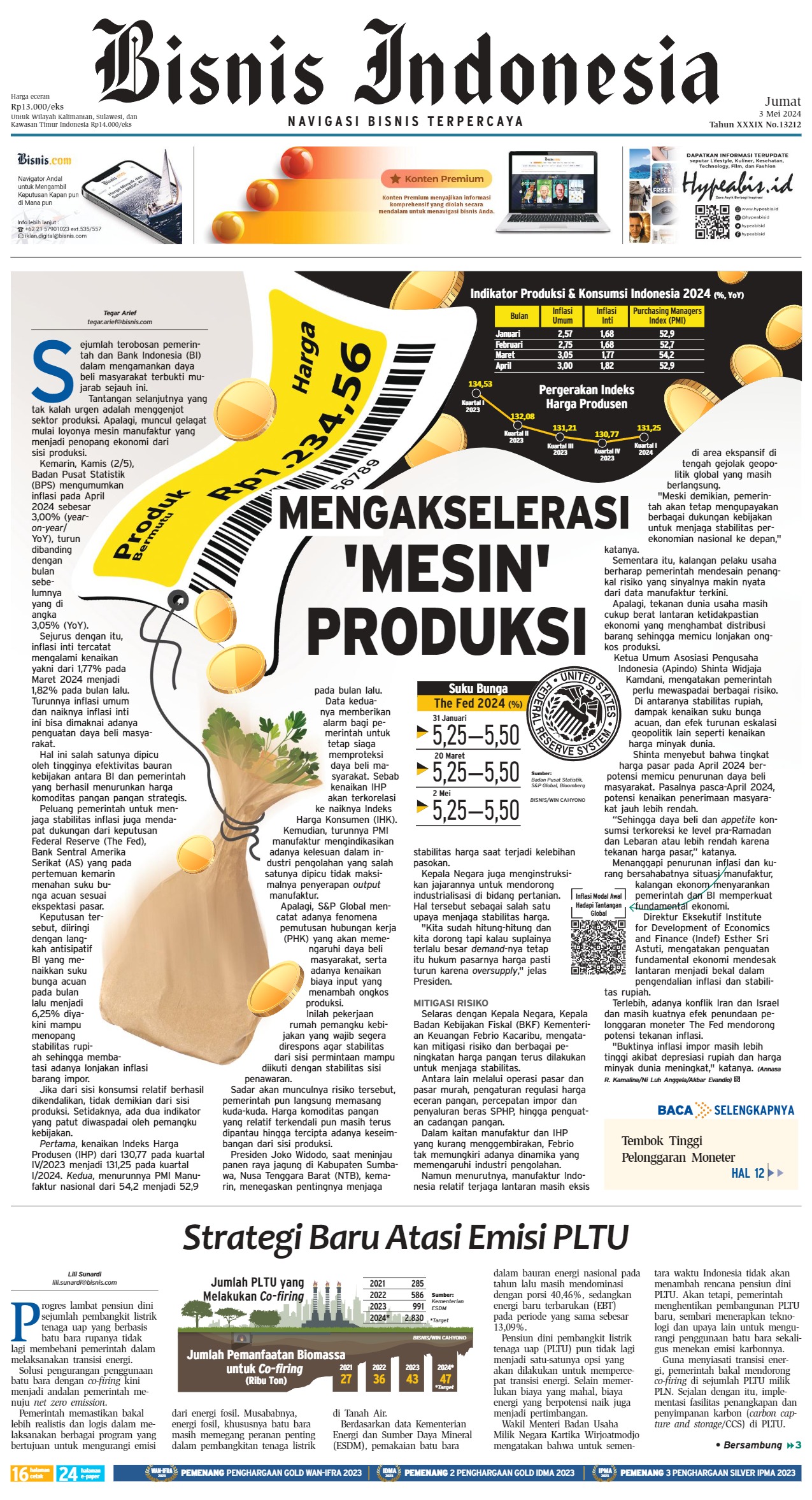 Bisnis Indonesia Edisi 03 Mei 2024
