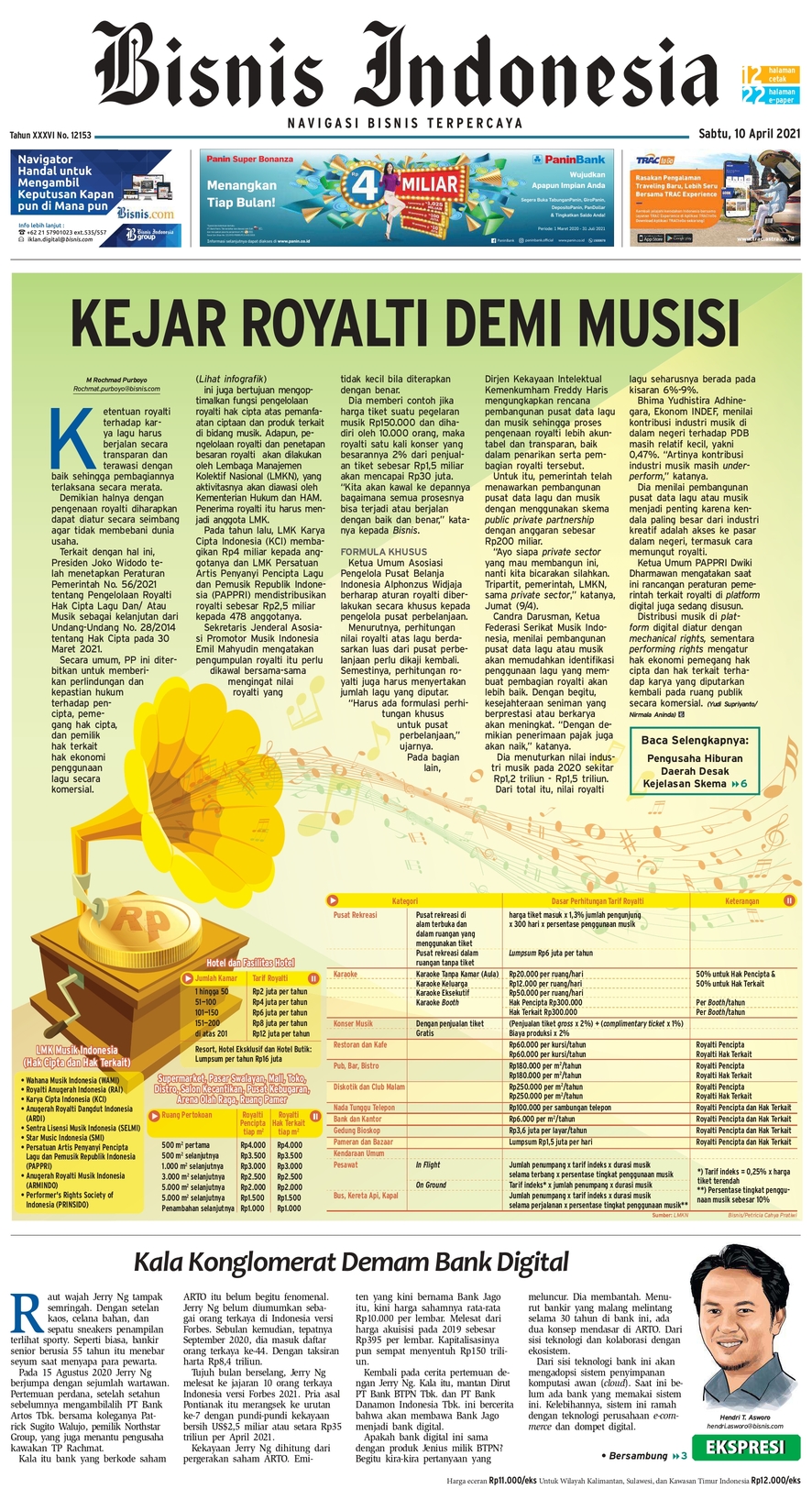 Bisnis Indonesia Edisi 10 April 2021