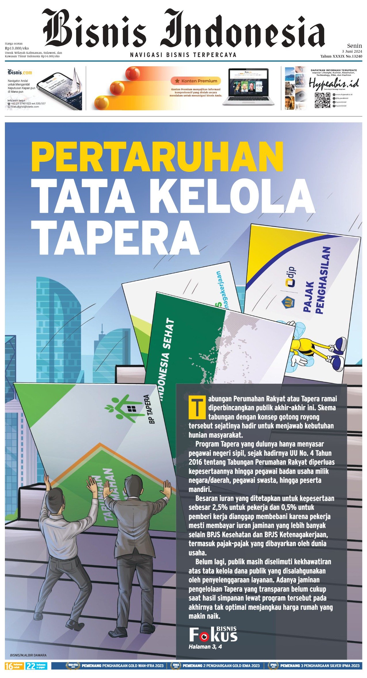 Bisnis Indonesia Edisi 03 Juni 2024