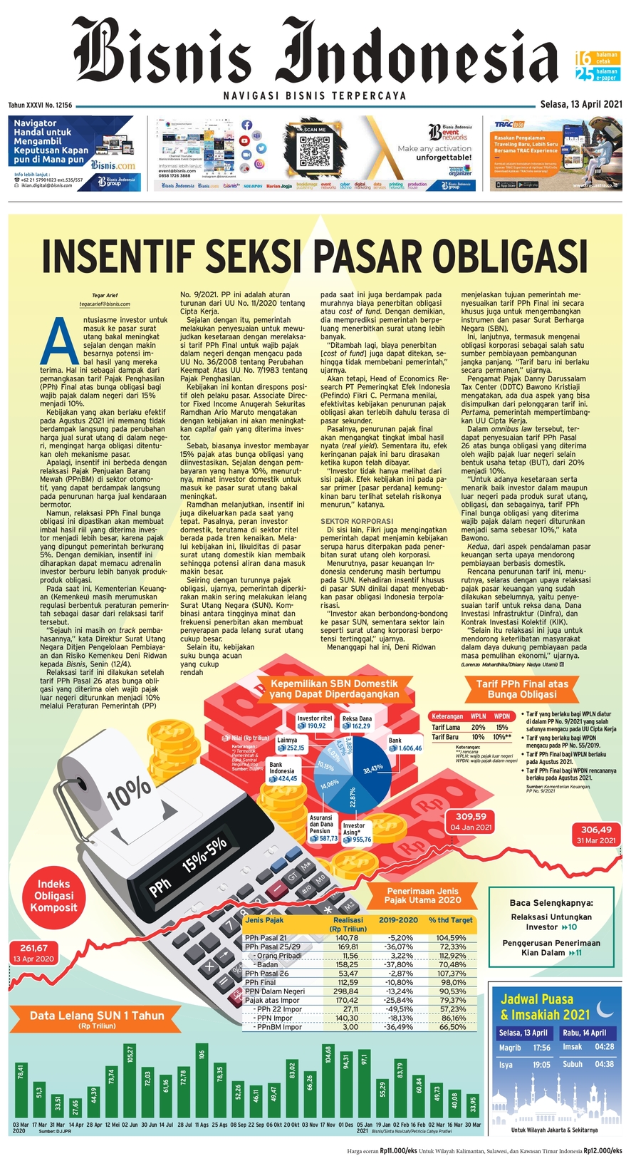 Bisnis Indonesia Edisi 13 April 2021
