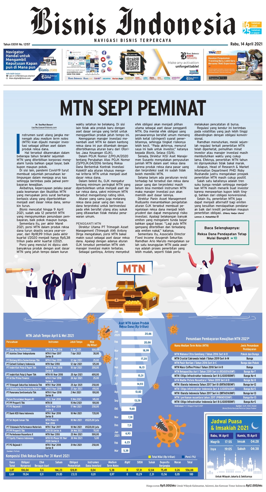 Bisnis Indonesia Edisi 14 April 2021