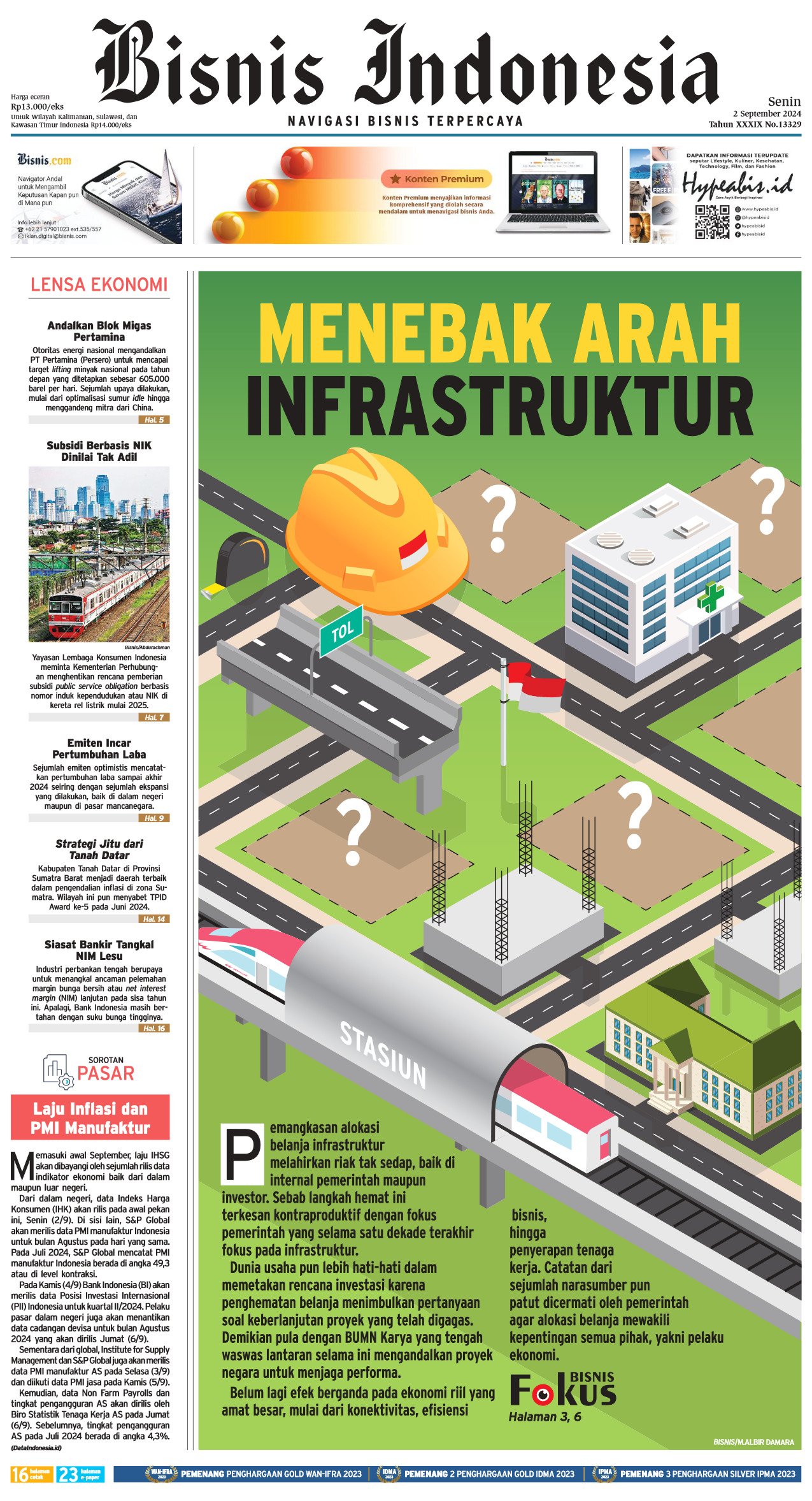 Bisnis Indonesia Edisi 02 September 2024