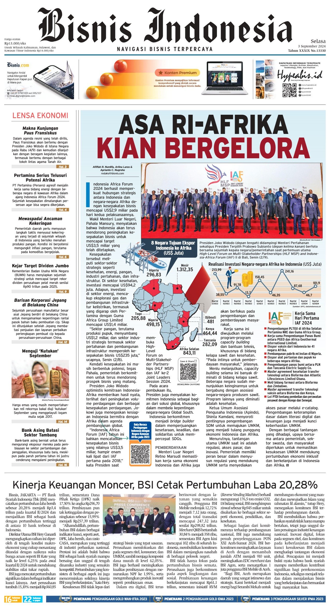 Bisnis Indonesia Edisi 03 September 2024