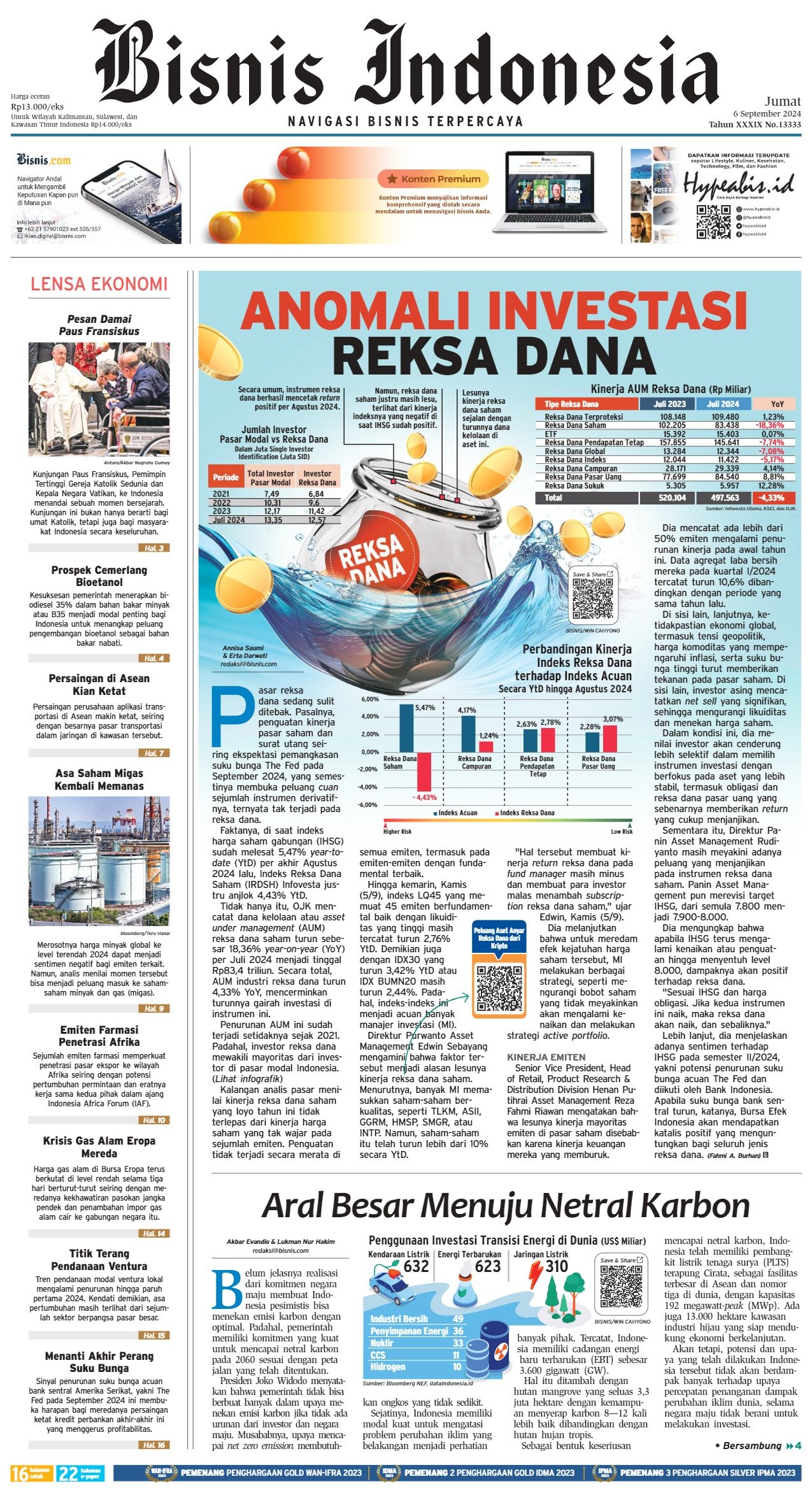 Bisnis Indonesia Edisi 06 September 2024