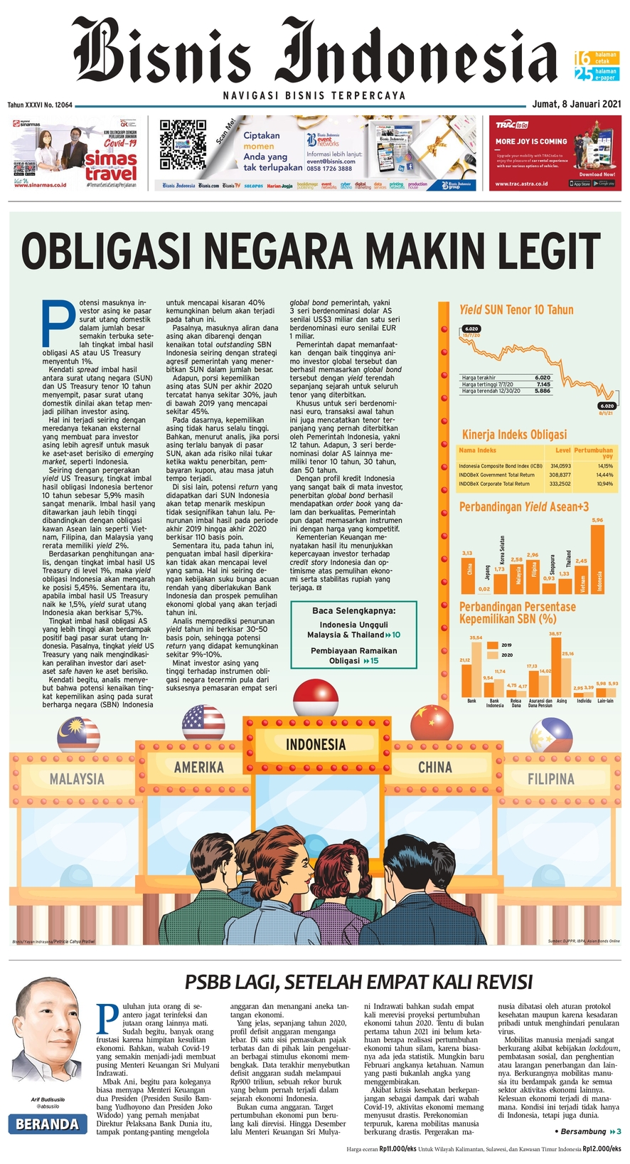 Bisnis Indonesia Edisi 08 Januari 2021