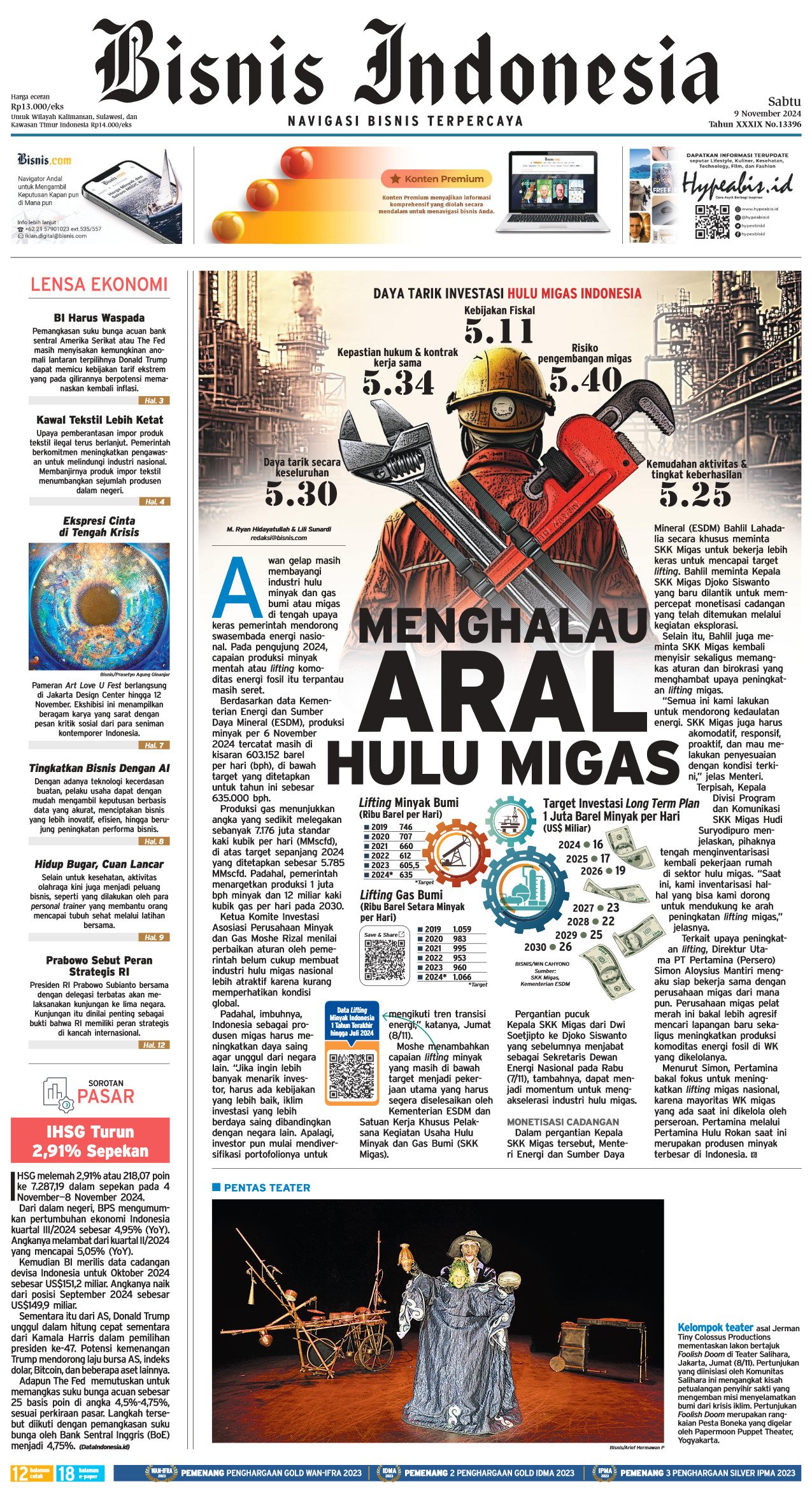 Bisnis Indonesia Edisi 09 November 2024