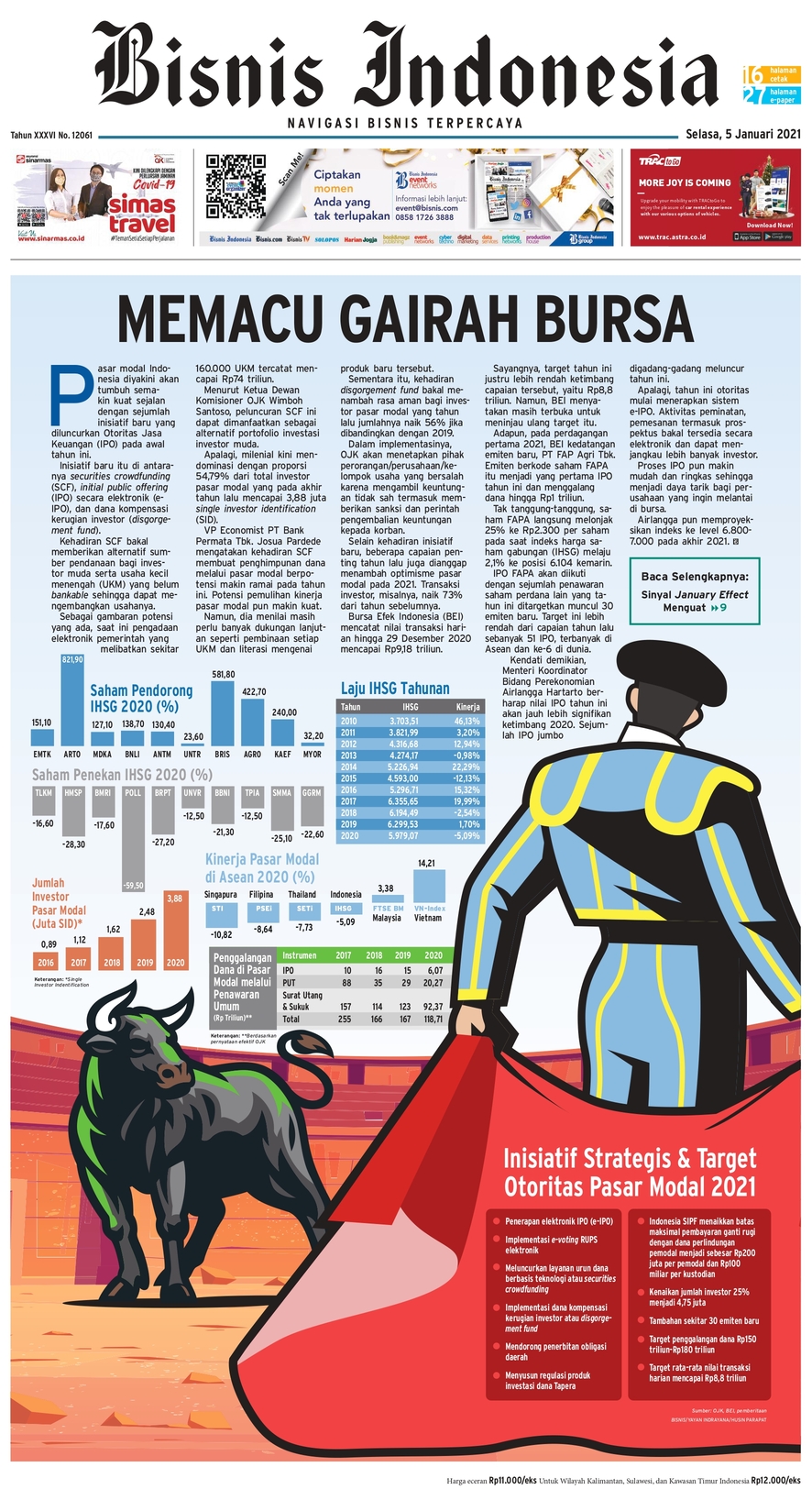 Bisnis Indonesia Edisi 05 Januari 2021